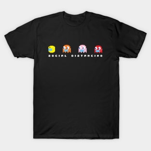 Social Distancing Pacman T-Shirt